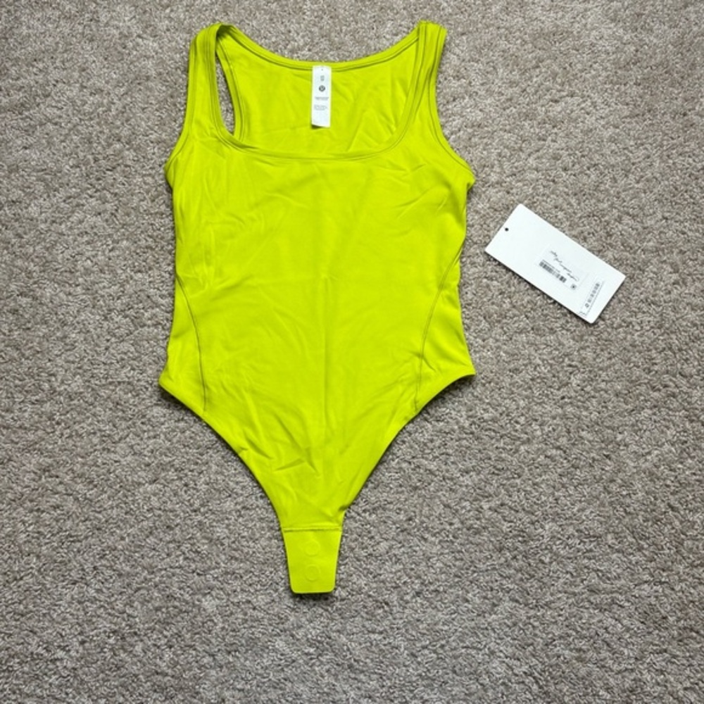 Lululemon Wundermost Ultra-Soft Nulu Square-Neck Sleeveless Bodysuit